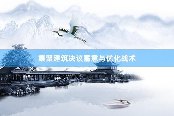 集聚建筑决议蓄意与优化战术